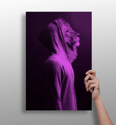 Lion Aluminum Print.